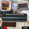 Temporary Car Parking Mobile Number Display with Magnetic Numbers Stickers,Car Parking Magnetic Mobile/Telephone Number Plate (1Pc)   - Shopmania Wholesale