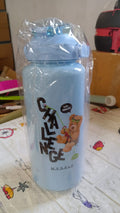 Plastic Water Bottle 3pc Set,3  Different Size Bottle High Quality Water Bottle Plastic Water Bottle BPA-Free & Leak-Proof!  Cartoon Printed Design for Kids' School, For Fridge, Office, Sports, School, Gym, Yoga (3 Pc Set) - Shopmania Wholesale