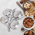 Tree Shape 4 Compartment Mukhwas Dani Serving Tray For Home & Kitchen Use your brand