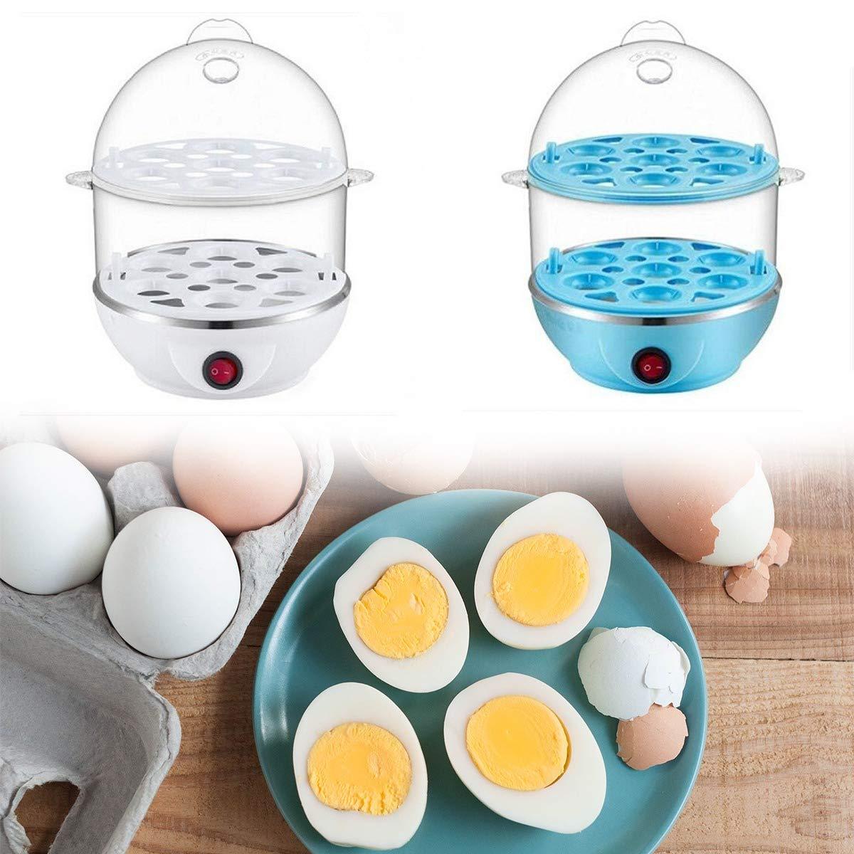 Egg Boiler / Poacher / Cooker / Electric Steamer (2 Layer) - Shopmania Wholesale