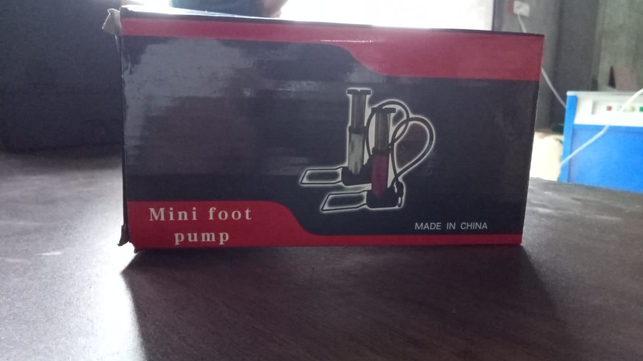 Portable Mini Foot Pump for Bicycle, Bike, and Car - Shopmania Wholesale
