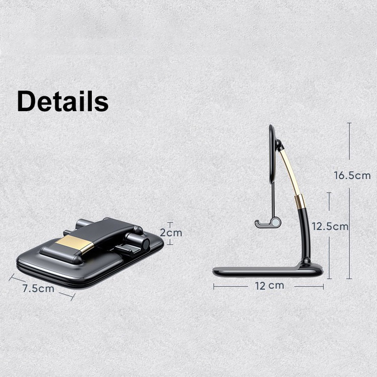 Phone Holder for Table, Foldable Universal Mobile Stand for Desk - Shopmania Wholesale