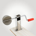 Stainless Steel Coconut Scraper with Wooden Base (1 Pc) - Shopmania Wholesale