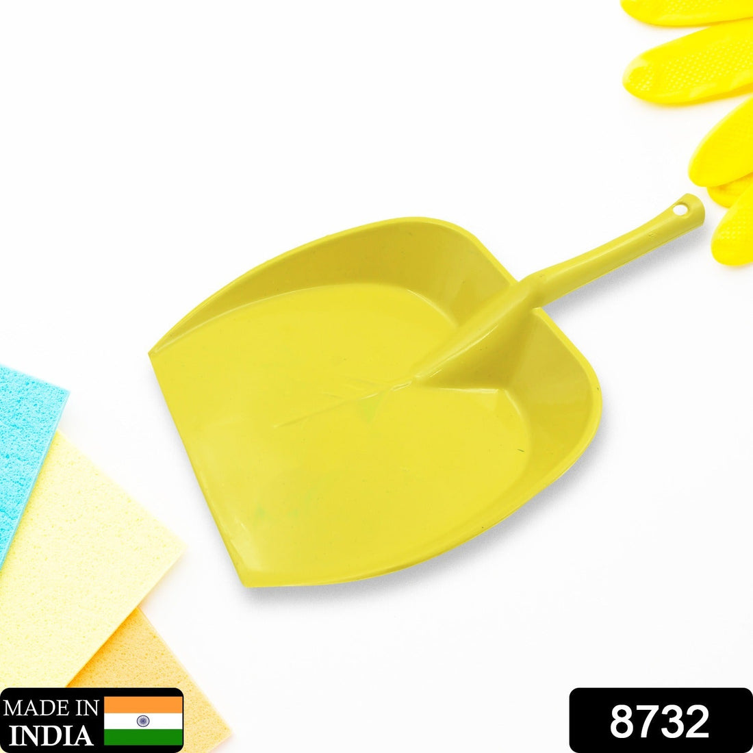 Dustpan with Long Handle, Dust Collection Dust Pan Tray for Kitchen, Home, Office, Bathroom Etc (1 Pc / Multicolor ) - Shopmania Wholesale