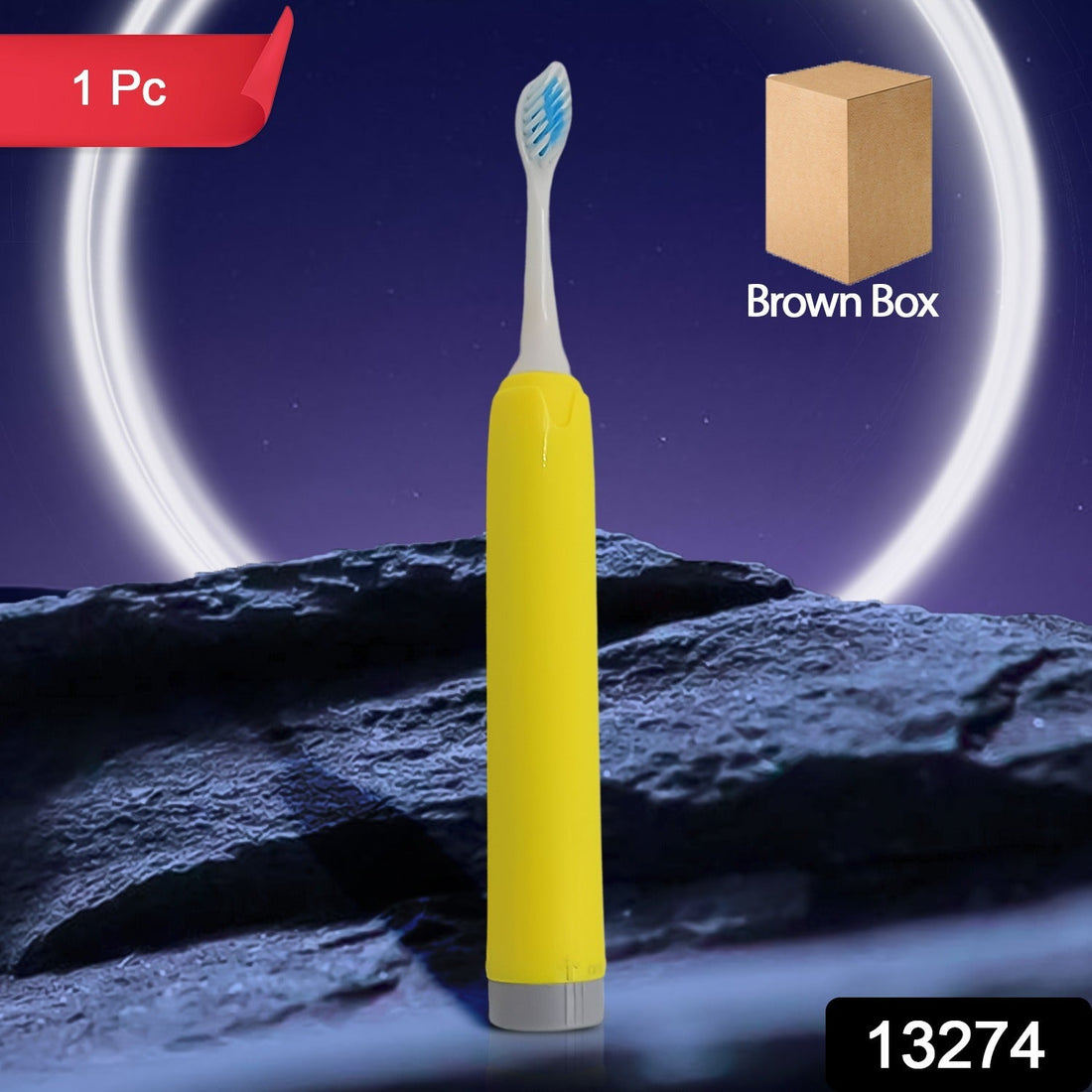 Adult Waterproof Electric Toothbrush 1 Head Battery Operated Toothbrush (1 Pc / Battery Not Included / Mix Color) - Shopmania Wholesale