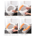 Toilet Seat Cover, Toilet Seat Cushion Soft and Warm Washable Toilet seat Cover Sheets Comfortable your brand