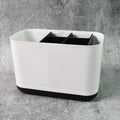 6 Compartment Multi Purpose Organizer Toothbrush Holder Stand Plastic Caddy (1 Pc) your brand
