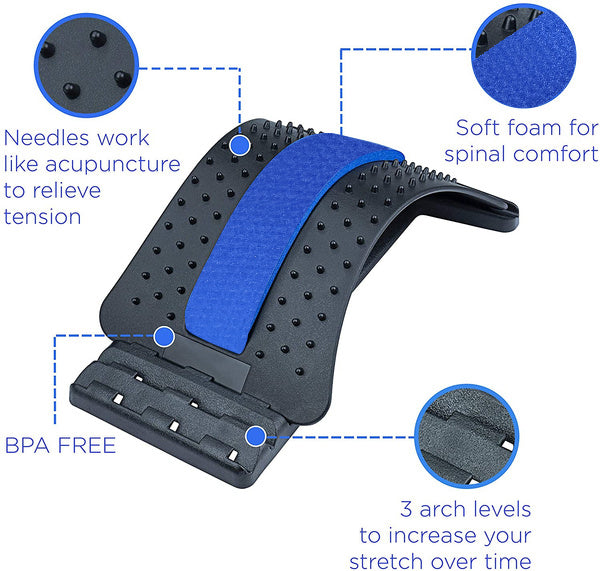 Multi-Level Back Stretcher Posture Corrector Device For Back Pain Relief - Shopmania Wholesale