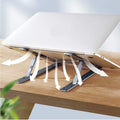 Laptop Stand for Desk | Metal Portable Laptop Stand, with 6 Adjustable Angles | Laptop Riser, Phone, and Tablet Stand | Compatible for All Laptop your brand