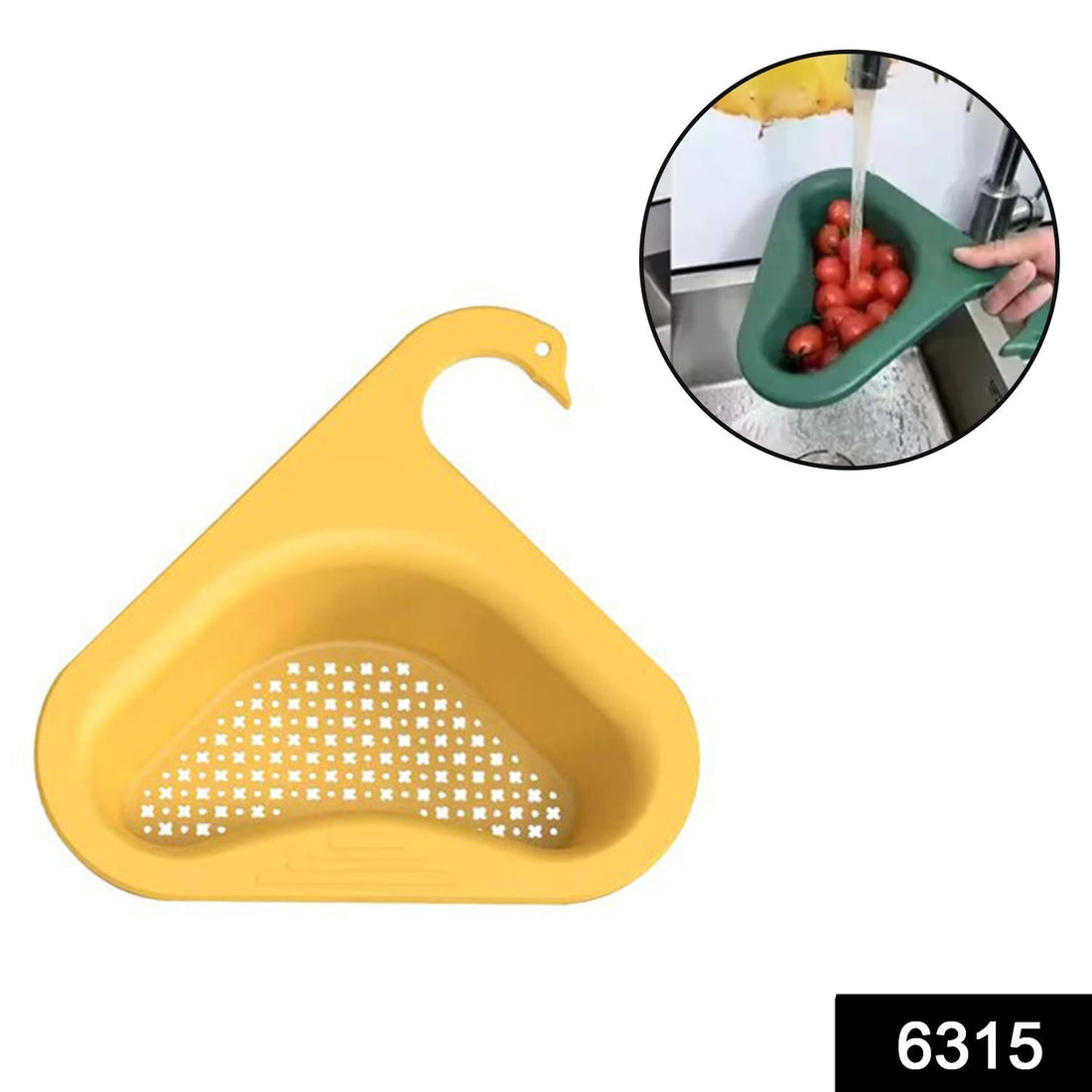 Swan-shaped drain strainer for kitchen sinks