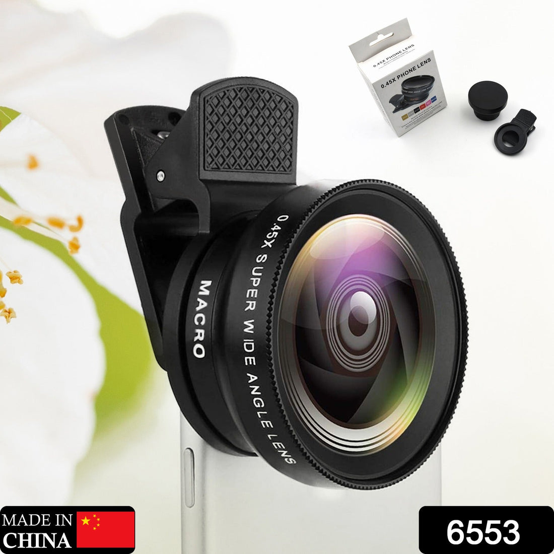 Camera Lens External Phone Lens Phone Camera Lens 0.45X Universal Ultra Wide Angle 12.5X Beauty Function External Lens Camera Accessories for Take Pictures, most Android Smartphone your brand