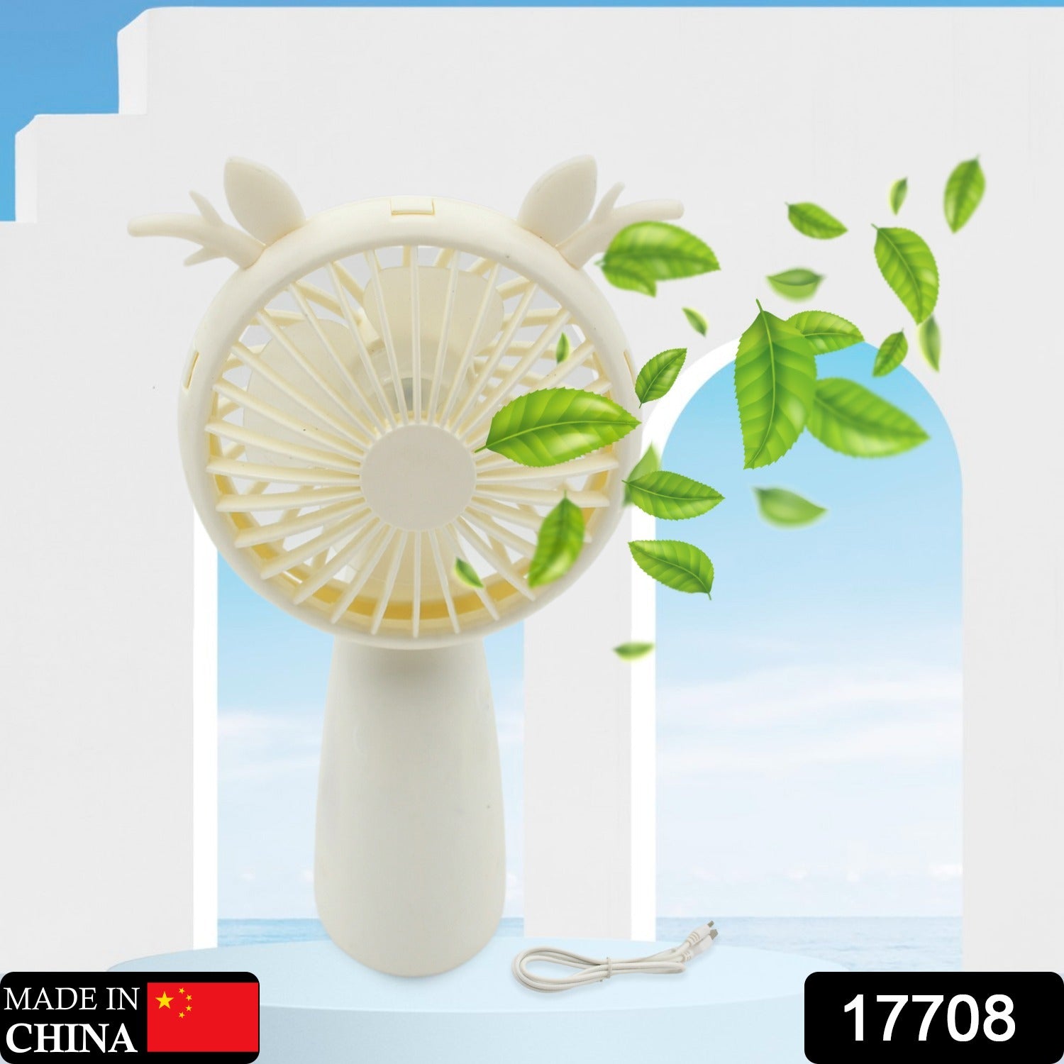 Mini USB Handheld Fan, Portable Rechargeable Mini Fan for Home, Office, Travel and Outdoor Use (1 Pc) your brand