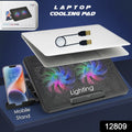 Laptop Cooler Cooling Pad with 2 Quiet Led Fans, Dual USB Ports, Portable Ultra Slim USB Powered 7 Heights Adjustable Laptop Stand for Gaming Laptop - Shopmania Wholesale