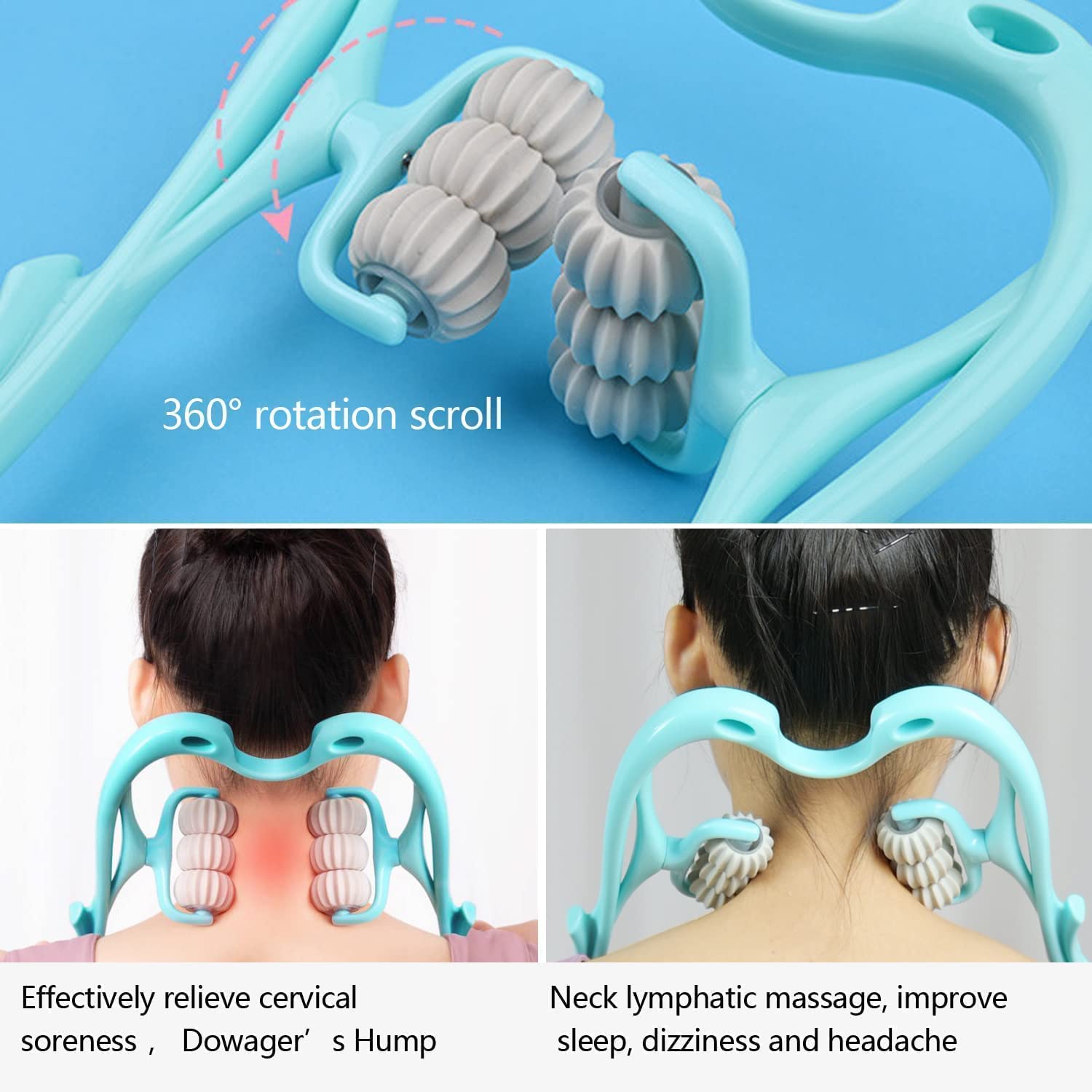 Neck & Shoulder Massager: Portable Relief for Back, Waist & More (1 Pc) - Shopmania Wholesale