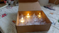 12 Pcs Flameless and Smokeless Decorative Acrylic Candles Transparent Led Tea Light Candle for Gifting, House, Diwali, Christmas, Festival, Events Decor Candles - Shopmania Wholesale