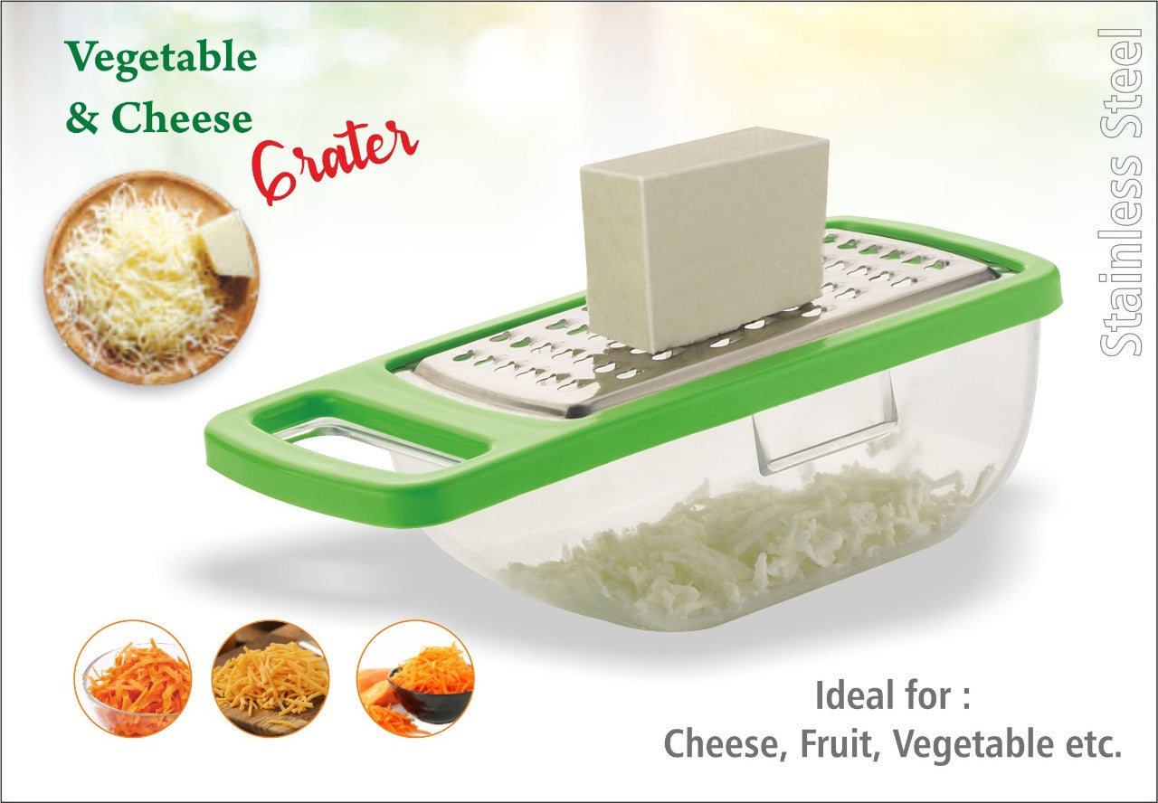 Cheese Grater / Slicer / Chopper With Stainless Steel Blades - Shopmania Wholesale
