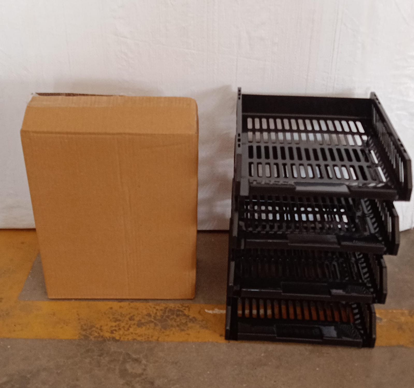 Multifunctional File Rack with Drawers: Desktop Storage for Office Supplies (4 Layers) - Shopmania Wholesale