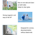 Window squeegee with magnetic feature.