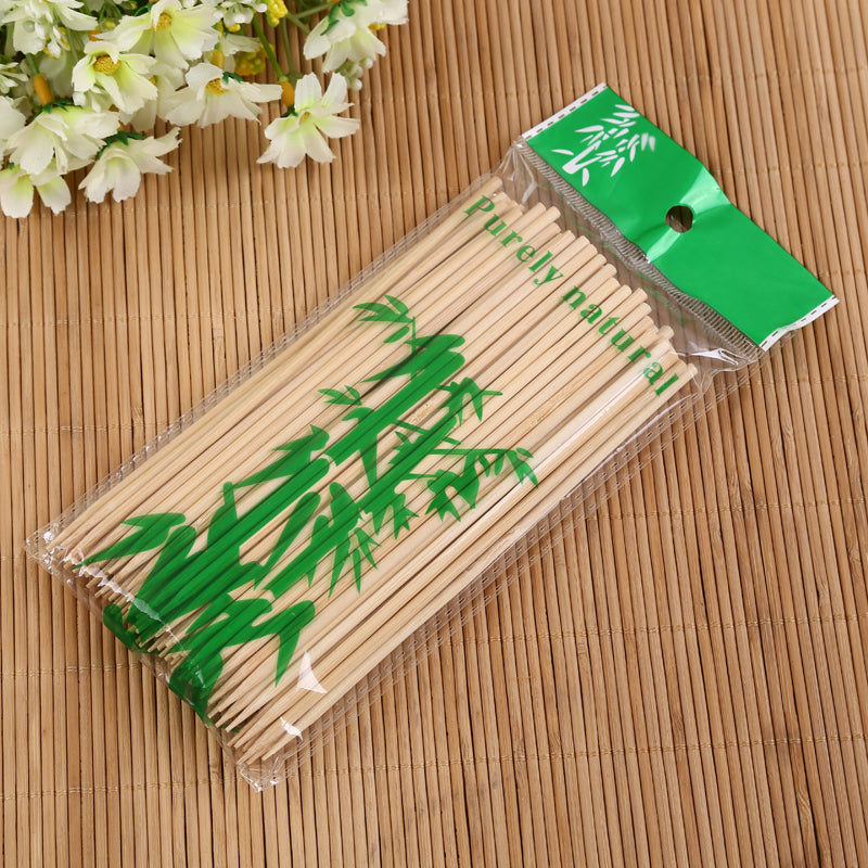 Natural Bamboo Wooden Skewers / BBQ Sticks for Barbeque and Grilling - Shopmania Wholesale