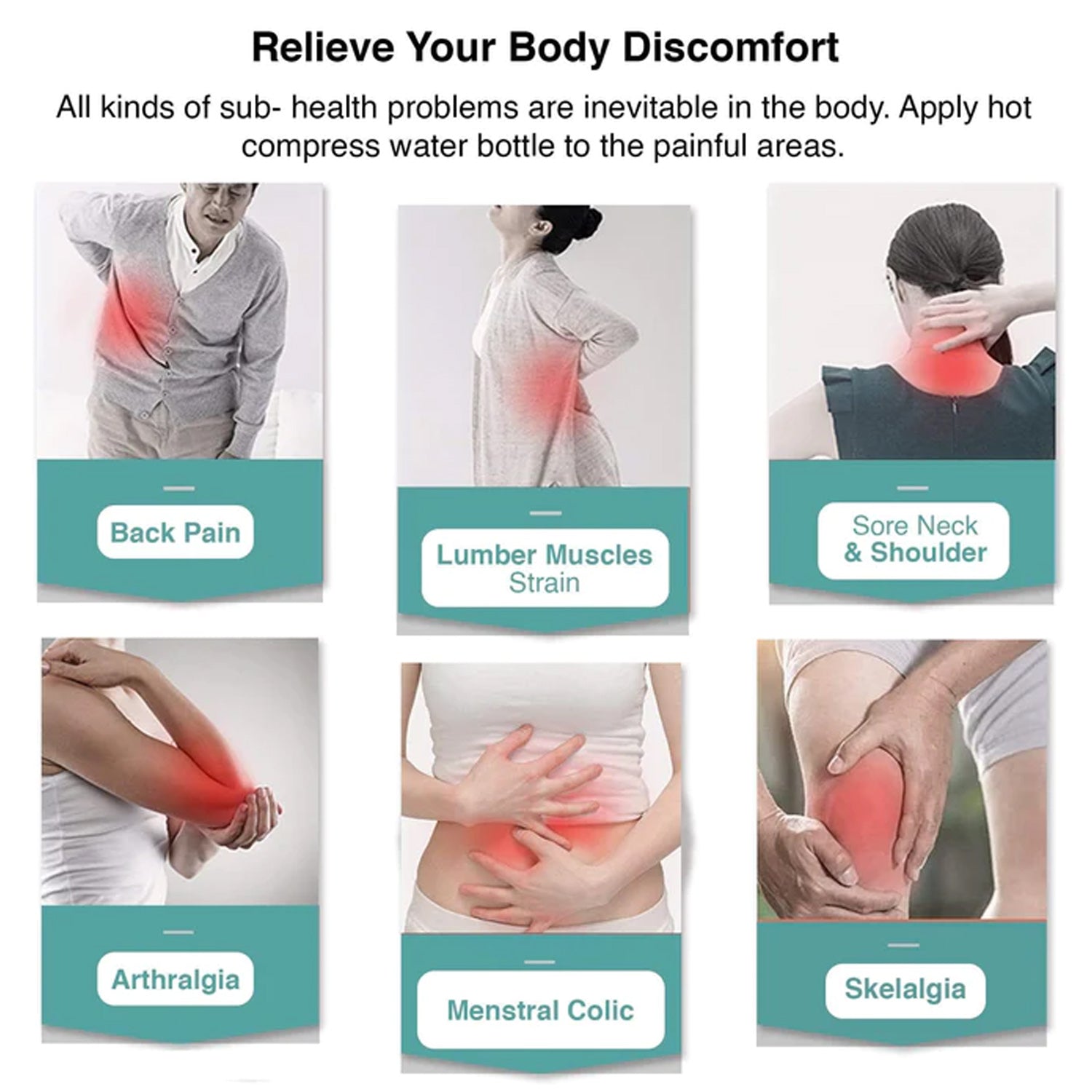 Captain America Print Small Hot Water Bag with Cover for Pain Relief your brand