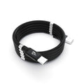 USB Cable, Charging Cable 3A Fast Charge and Sync Most Stunning Charging Cable, Magnetic Charging Cable Charging Cable for Phone (Compatible with (No More Messy Cables in Car & Home), (120 CM), ( Black), One Cable) - Shopmania Wholesale