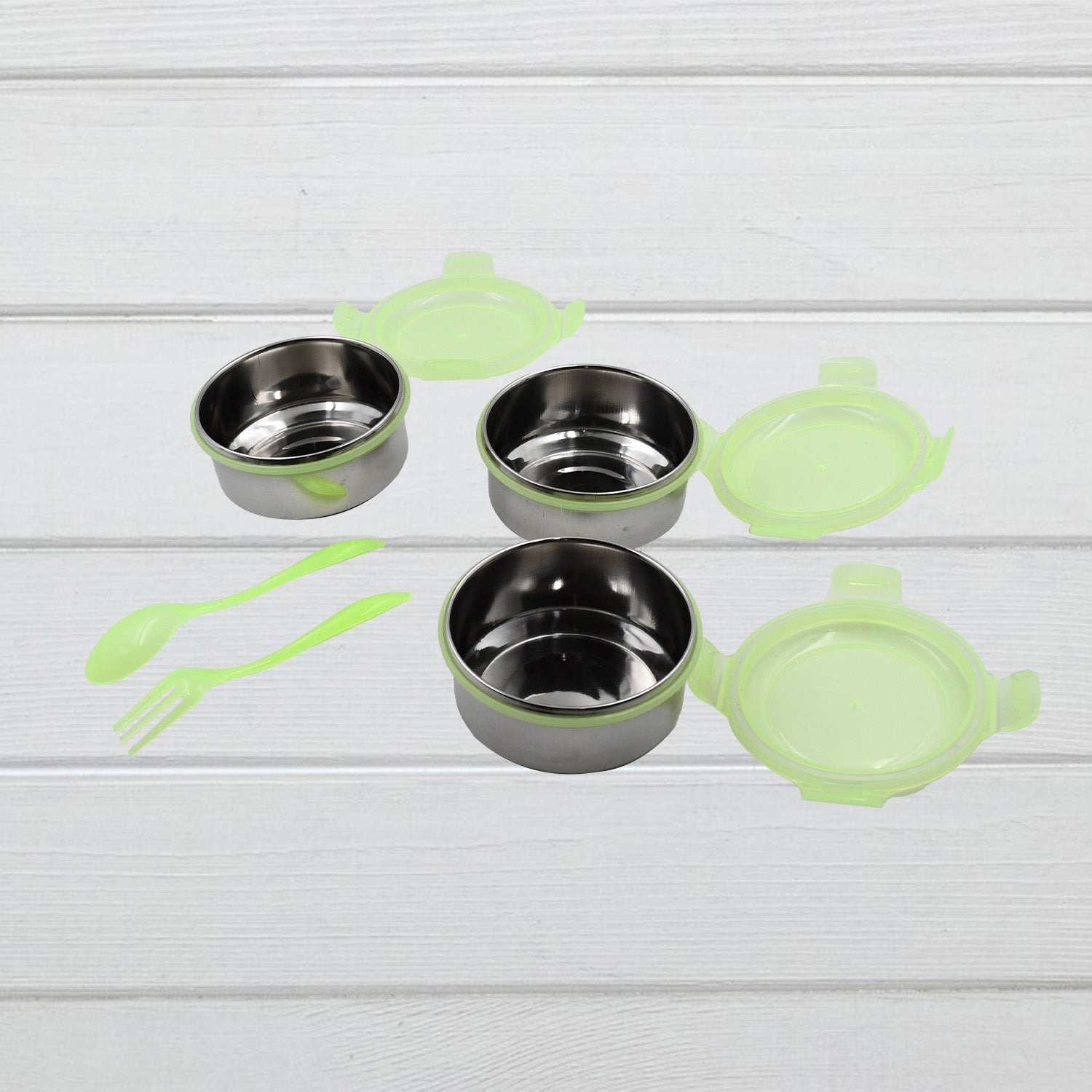 AIRTIGHT & LEAK PROOF STAINLESS STEEL CONTAINER MULTI COMPARTMENT LUNCH BOX CARRY TO ALL TYPE LUNCH IN LUNCH BOX & PREMIUM QUALITY LUNCH BOX IDEAL FOR OFFICE , SCHOOL KIDS & TRAVELLING IDEAL - Shopmania Wholesale