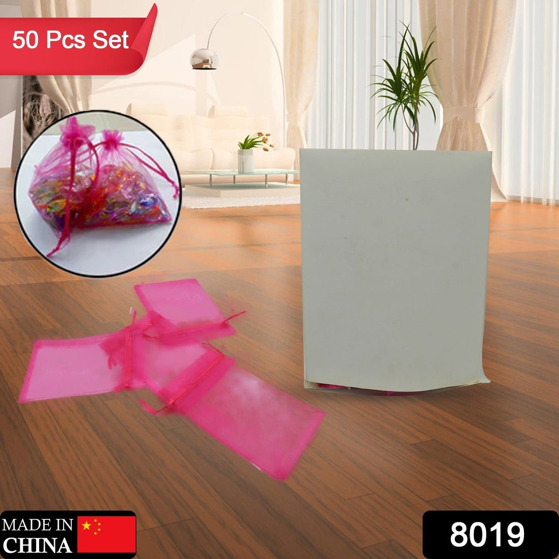 Organza Gift Bags Small Mesh Bags Drawstring Gift Bags Christmas Drawstring Organza Gift Bags, Wedding Party Festival Gift Bags (50 Pcs Set) your brand