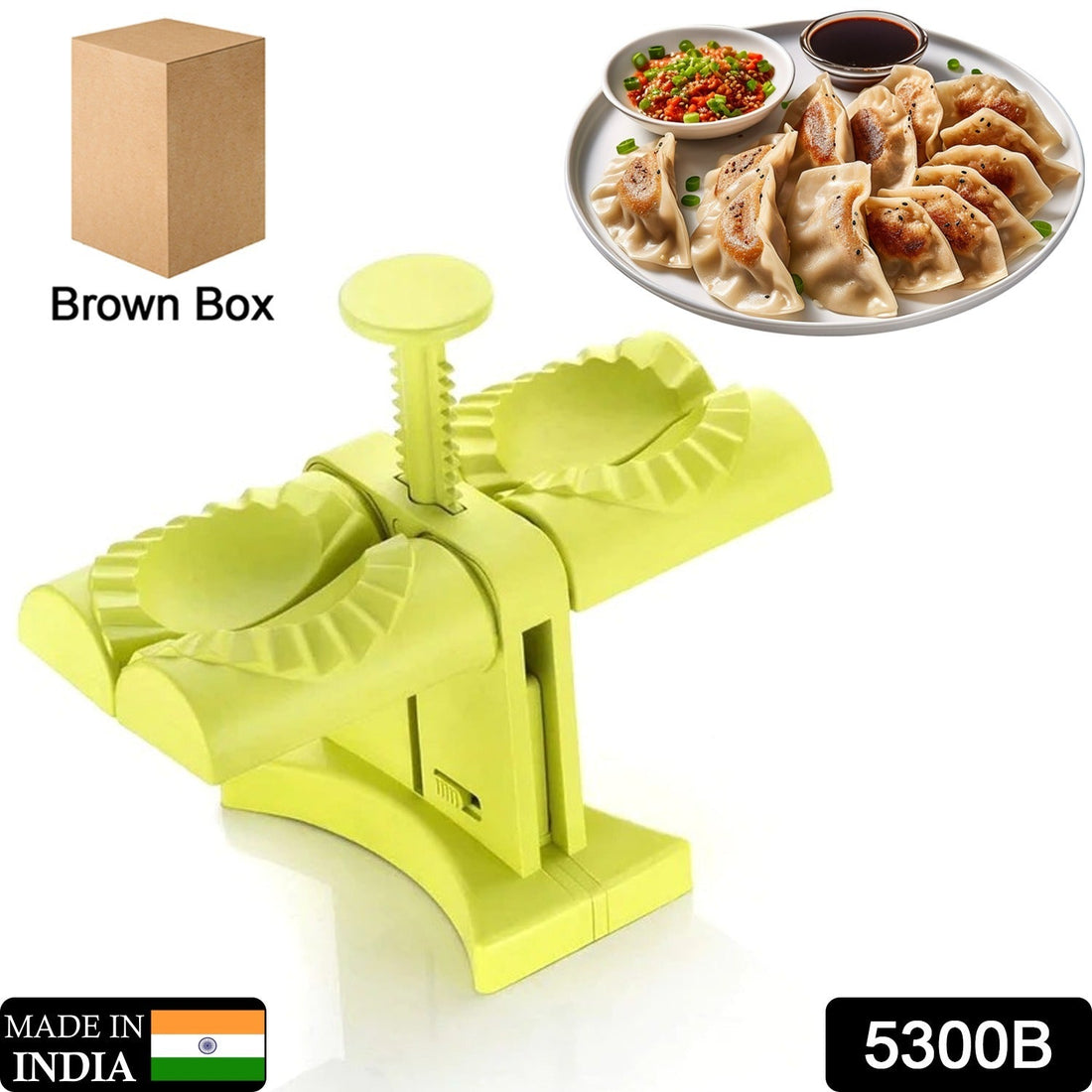 Double head dumpling maker mold for quick preparation