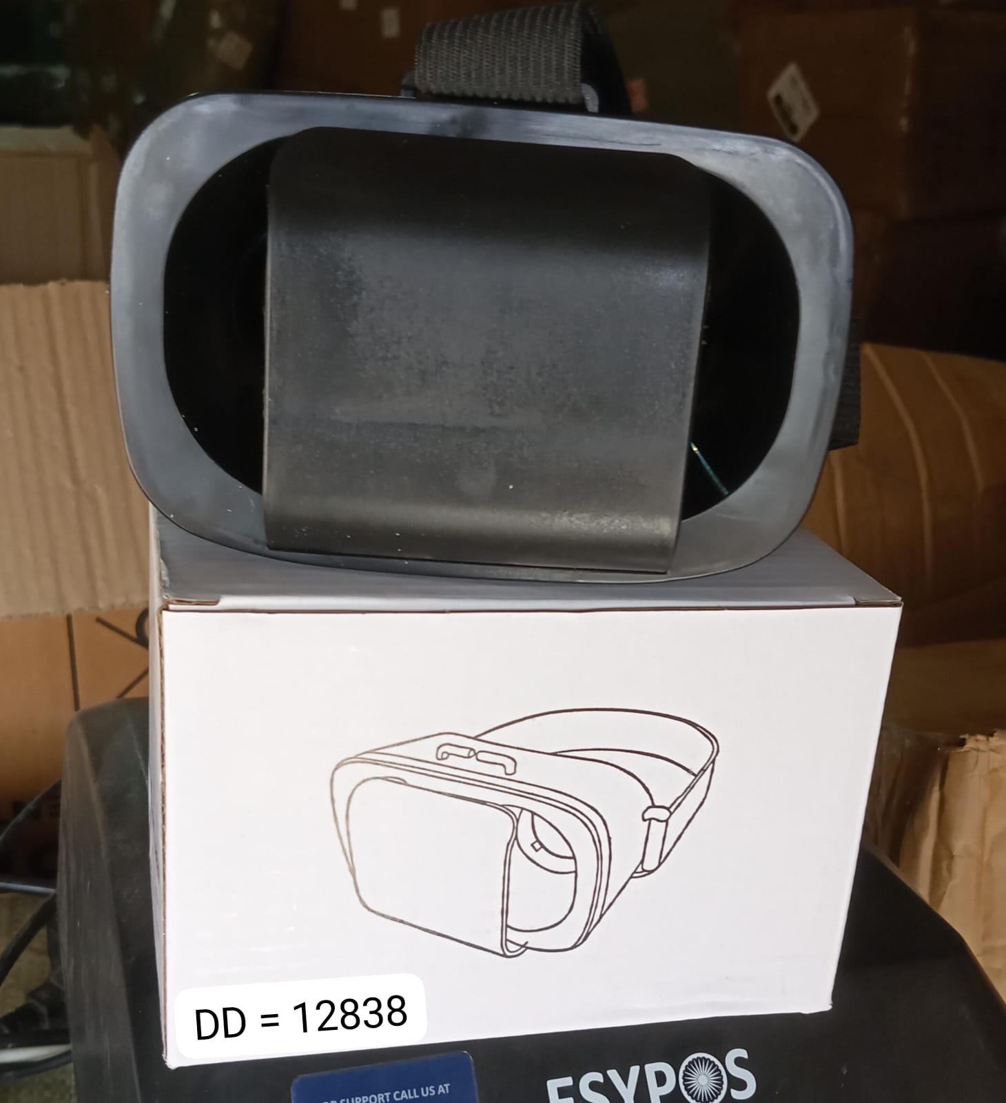 3D VR Glasses Virtual Reality Goggles Headset for All Smartphone VR Goggles-For 3D VR Movies Video Games (1 Pc) - Shopmania Wholesale