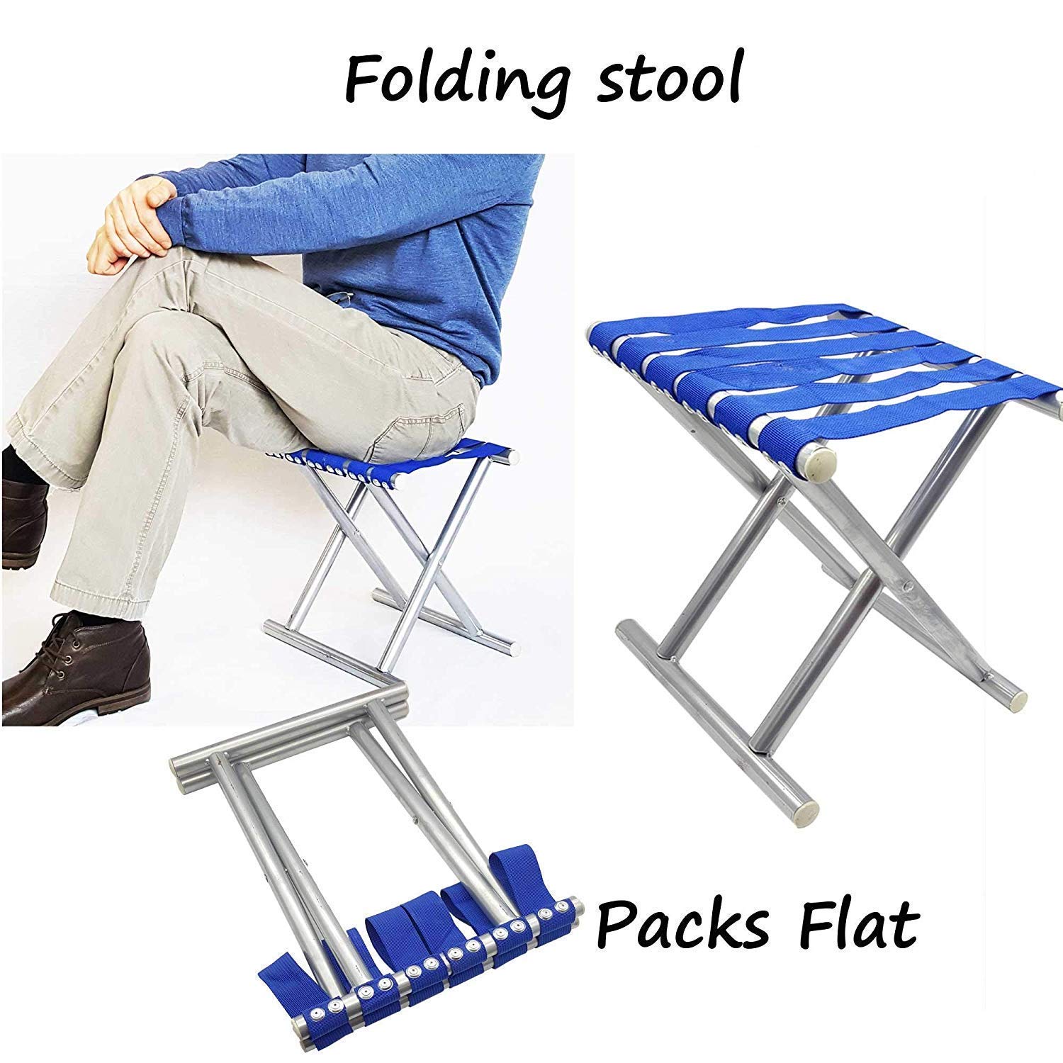 Folding Beach Tool Best Folding Stool Portable Travel Train Chair Outdoor Rest Seat Fishing Beach Picnic Hiking Backpacking Stool, Camping Fishing Hiking Picnic Garden (1 Pc ) - Shopmania Wholesale