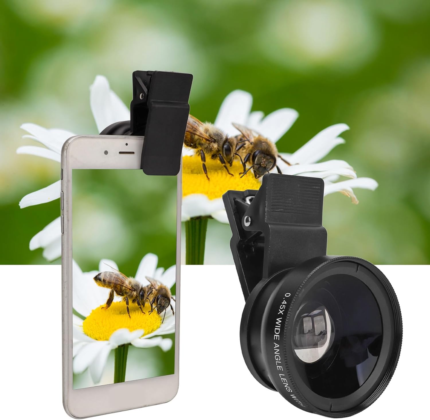 Camera Lens External Phone Lens Phone Camera Lens 0.45X Universal Ultra Wide Angle 12.5X Beauty Function External Lens Camera Accessories for Take Pictures, most Android Smartphone your brand