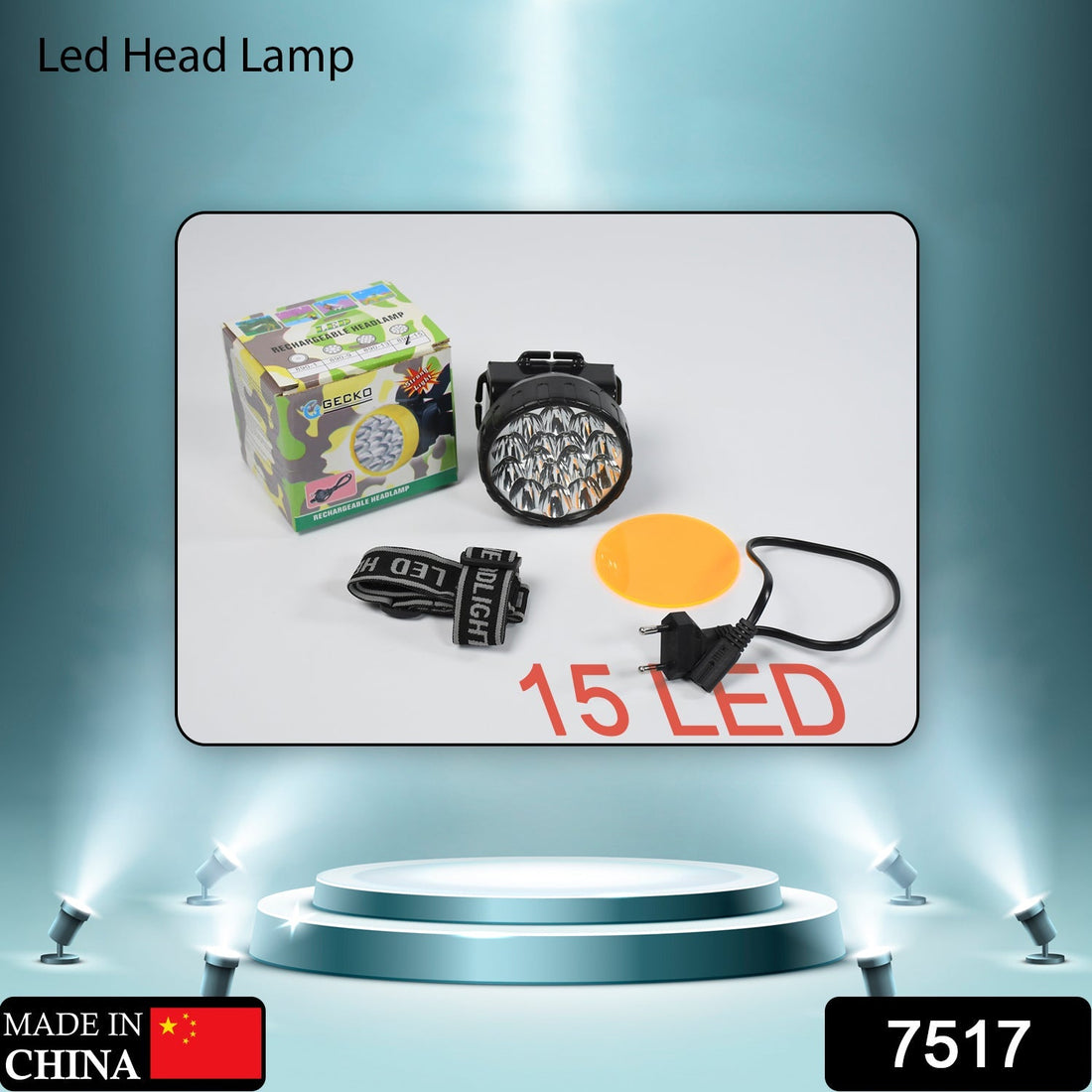 Headlamp with strap