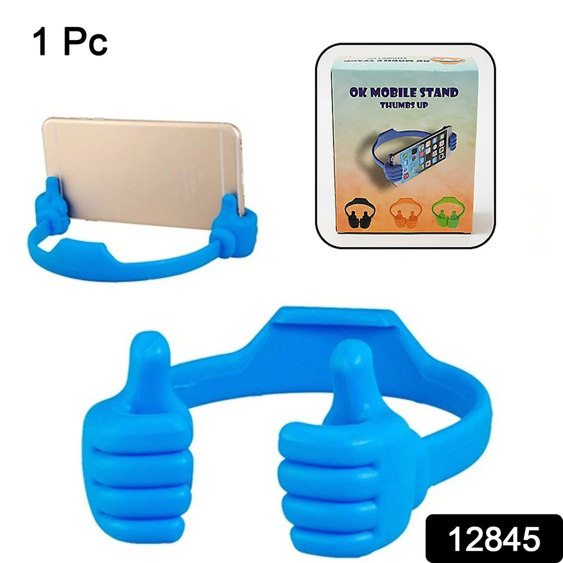 Hand Shape Mobile Stand used in all kinds of places including household and offices as a mobile supporting stand (1 Pc / With Color Box)  - Shopmania Wholesale
