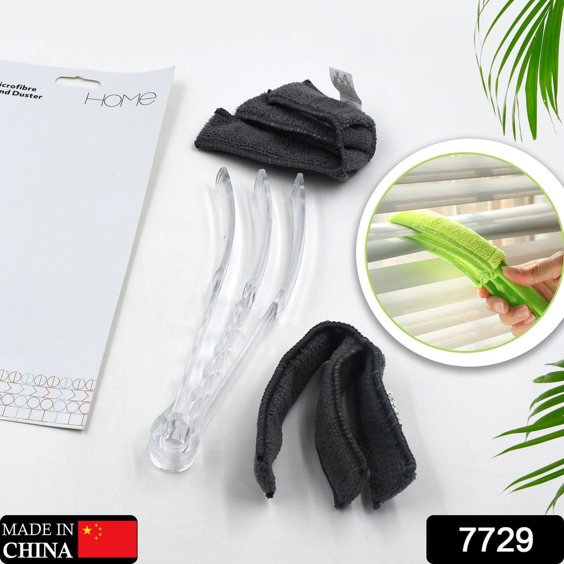 Window Blind Cleaner Duster Brush with Microfiber Sleeves - Blind Cleaner Tools for Window Shutters Blind Air Conditioner Jalousie Dust your brand