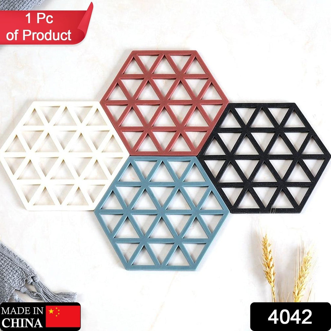 Non-slip PVC cup mat with high temperature insulation