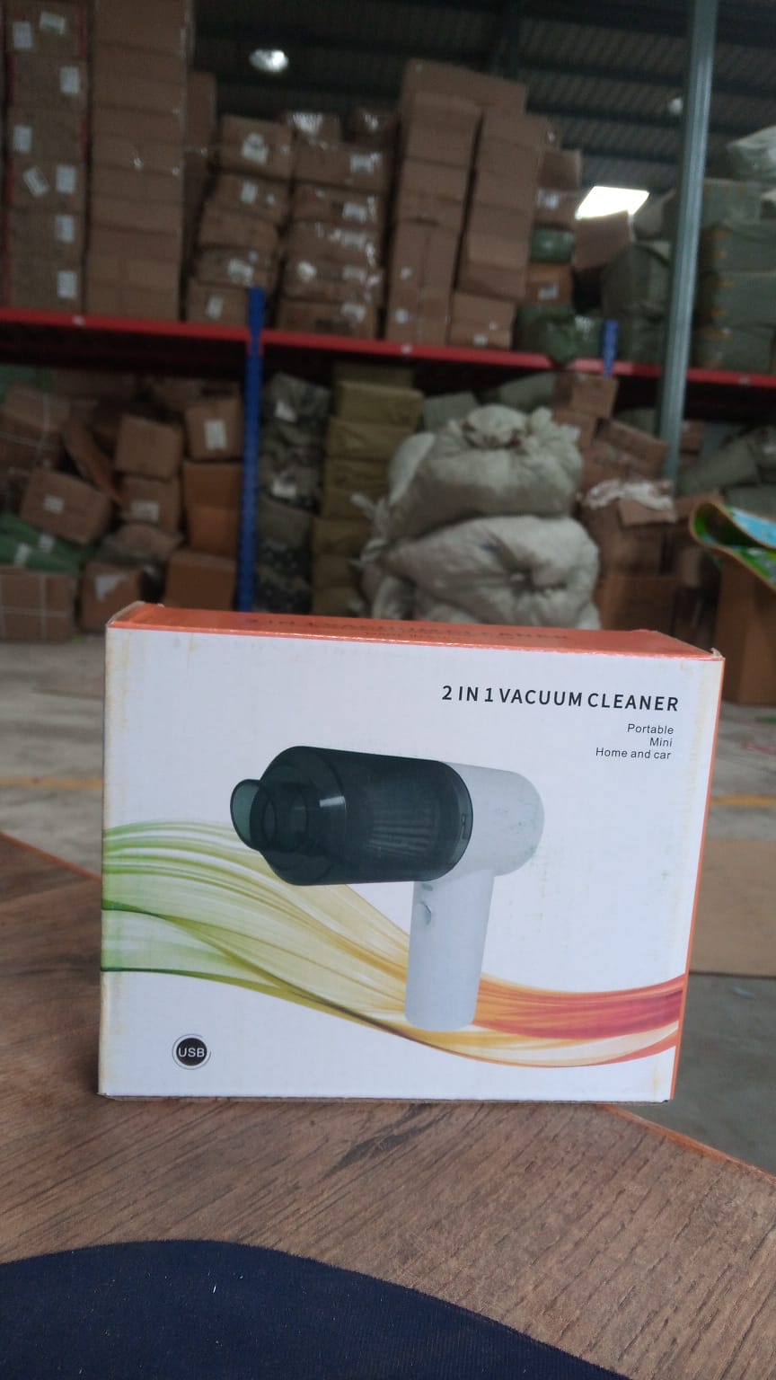 Vacuum Cleaner Dust Collection  2 in 1 Car Vacuum Cleaner 120W High-Power Handheld Wireless Vacuum Cleaner Home Car Dual-use Portable USB Rechargeable - Shopmania Wholesale