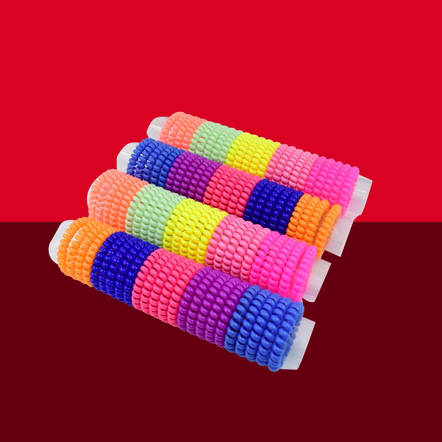 Telephone Wire Hair bands Pack of 100 Pcs - Shopmania Wholesale