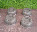 Vibration dampening pads with suction cups