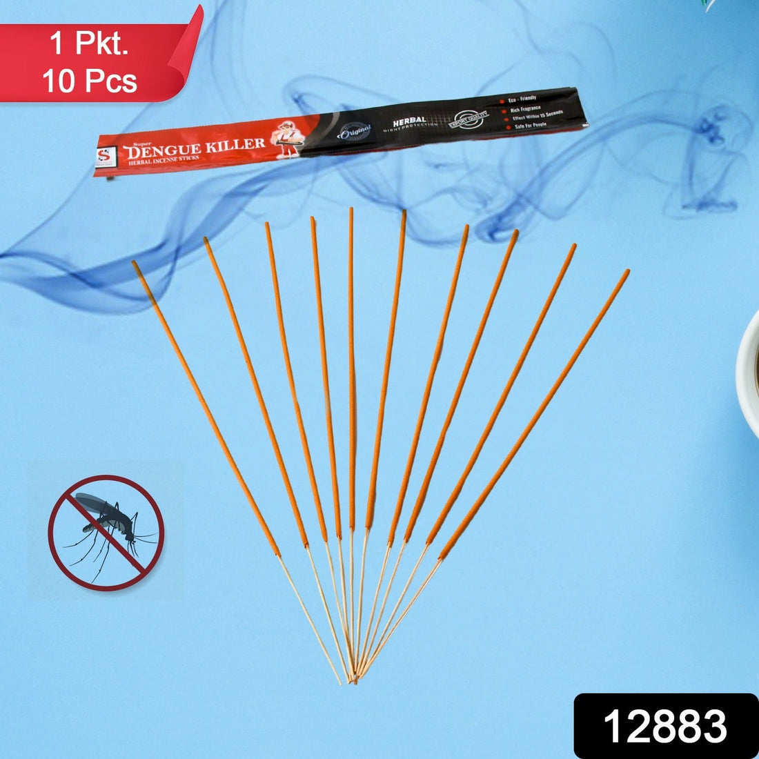 Mosquito Agarbatti Stick Herbal Mosquito Agarbatti  (1 Packet / 10 Sticks) (Incense Stick) - Shopmania Wholesale