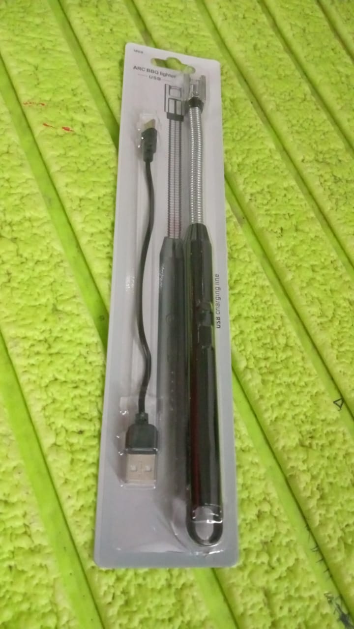 Lighter Long Flexible Electric Arc USB Rechargeable Windproof Flameless Electronic Smoking Plasma Lighters - Shopmania Wholesale