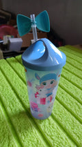 Unicorn Water Bottle with Straw & Lid for Kids (With Light) your brand