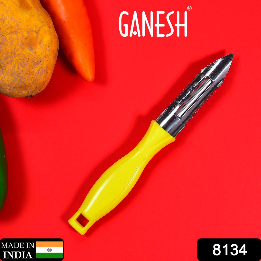 Ganesh classic stainless steel peeler for vegetables and fruits