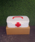 Medical Box, 1 Piece, Indoor Outdoor Medical Utility, Medicine Storage Box, Detachable Tray Medical Box Multi Purpose Regular Medicine, First Aid Box with Handle & Transparent Lid - Shopmania Wholesale