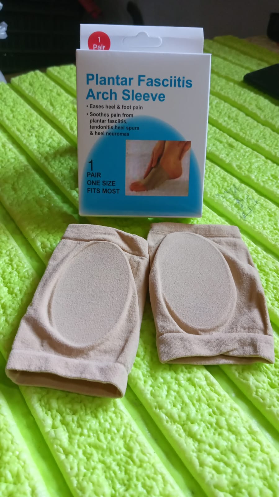 Foot Arch Support for Men & Women | Medial Arch Support for Flat Feet Correction Sleeve with Cushion | Plantar Fasciitis Leg Foot Pain Relief Product | Foot Care for Orthopedic Shoes Slippers, (1 Pair) your brand