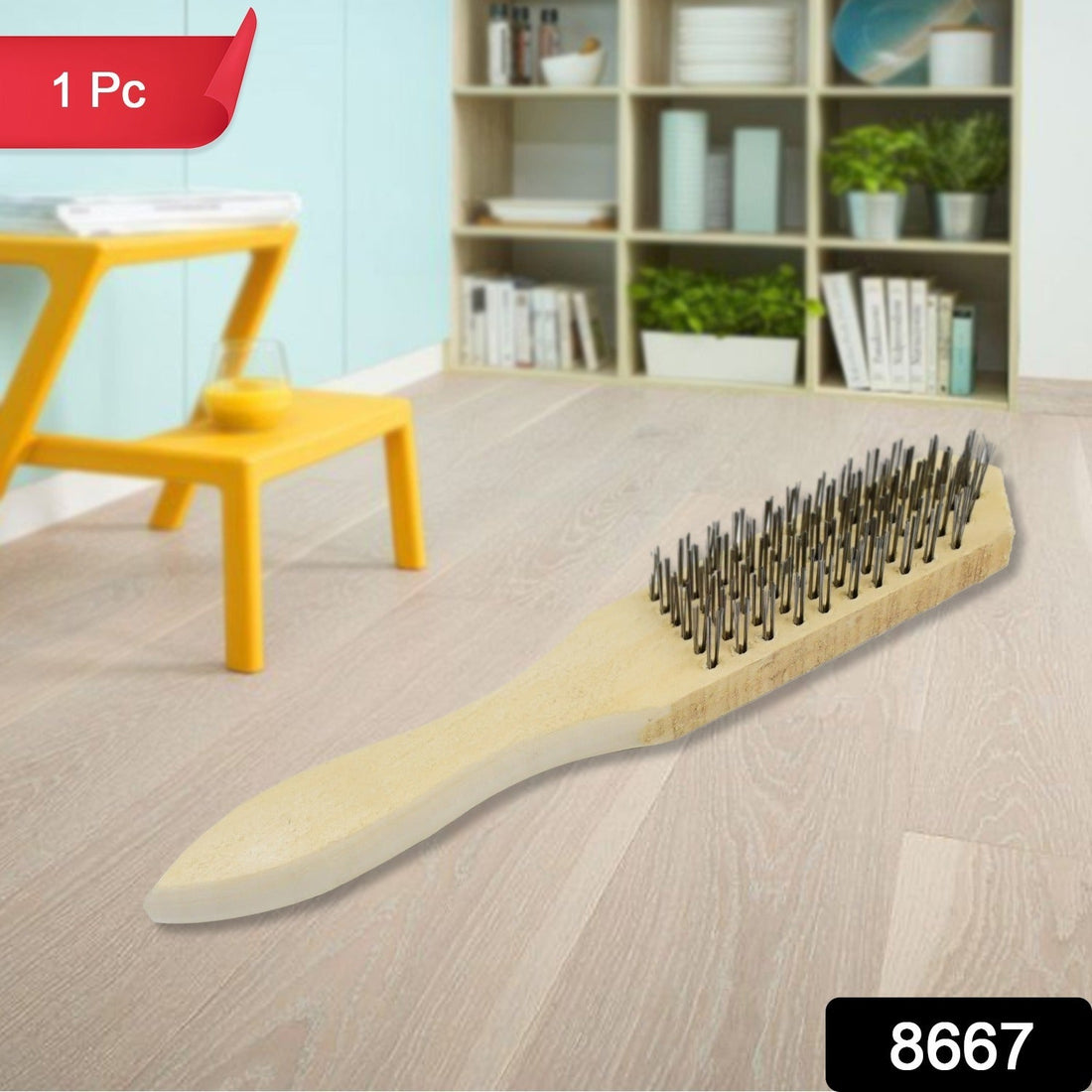 Wooden Handle Steel Wire Brush