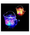 Heart Shape Activated Blinking Led Glass Cup your brand