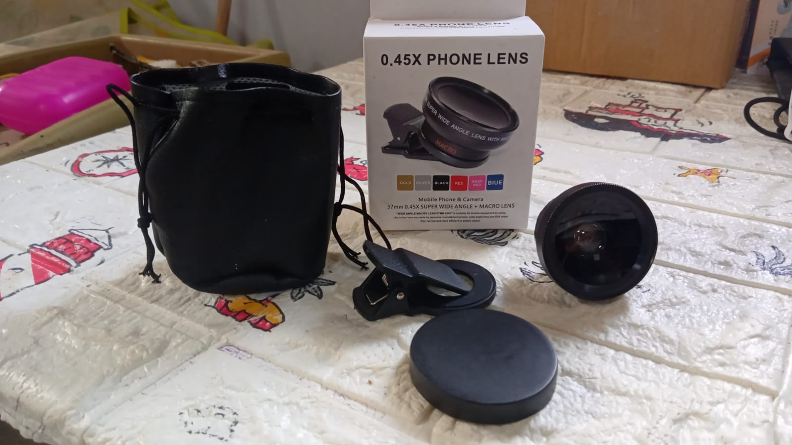 Camera Lens External Phone Lens Phone Camera Lens 0.45X Universal Ultra Wide Angle 12.5X Beauty Function External Lens Camera Accessories for Take Pictures, most Android Smartphone your brand