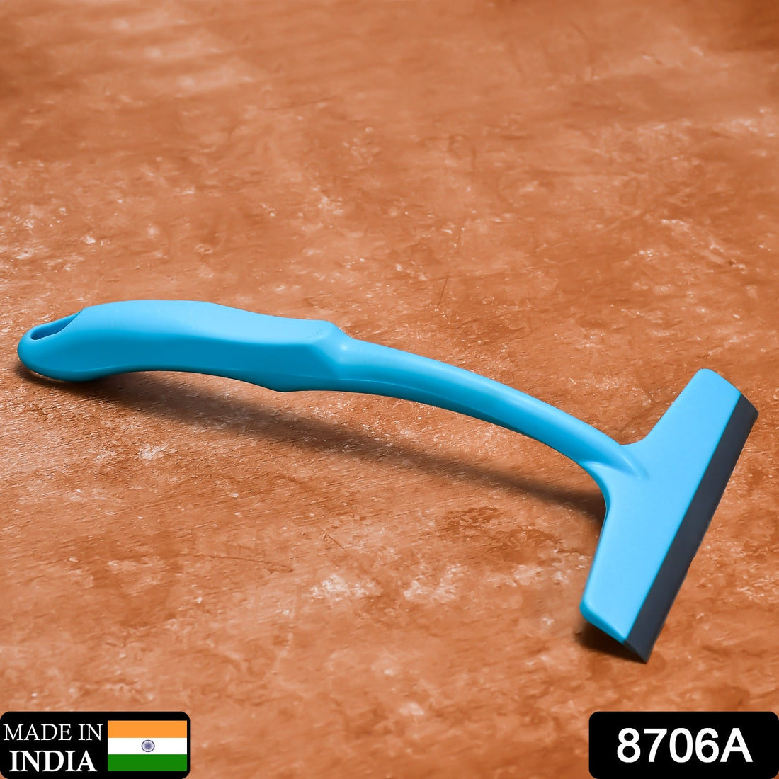 Long handle glass wiper for easy floor cleaning