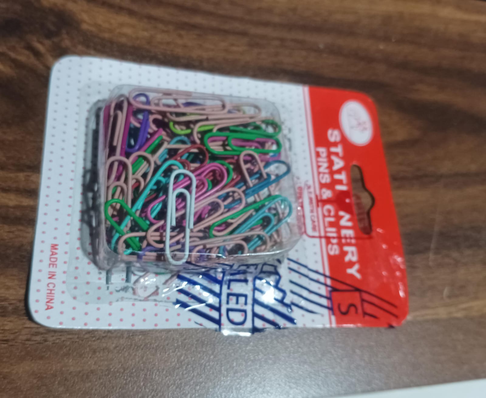 Multipurpose Assorted Color Paper Clips (Approx 70 Pcs / Small Size) - Shopmania Wholesale
