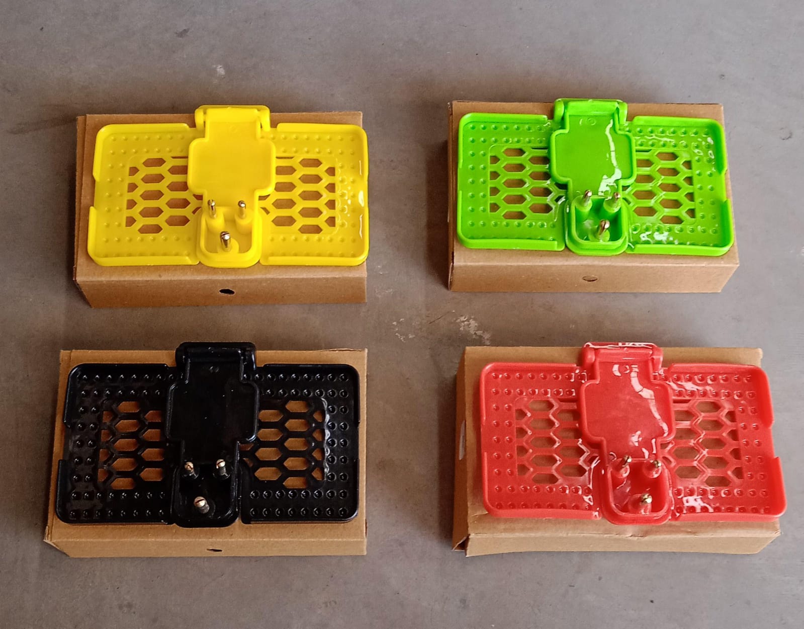 Multi-Purpose Wall Holder Stand for Charging Mobile, Just Fit in Socket and Hang (Mix Color / 1 pc) - Shopmania Wholesale
